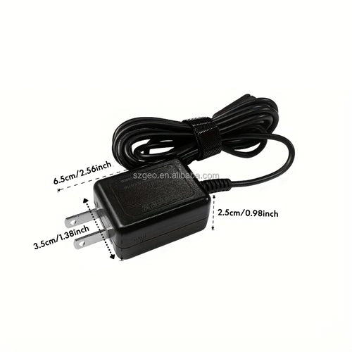 5V 2A AC to DC Wall-mounted Power Adapter US Plug with Multiple Interchangeable Plugs,Wide Compatibility for Various Electronics