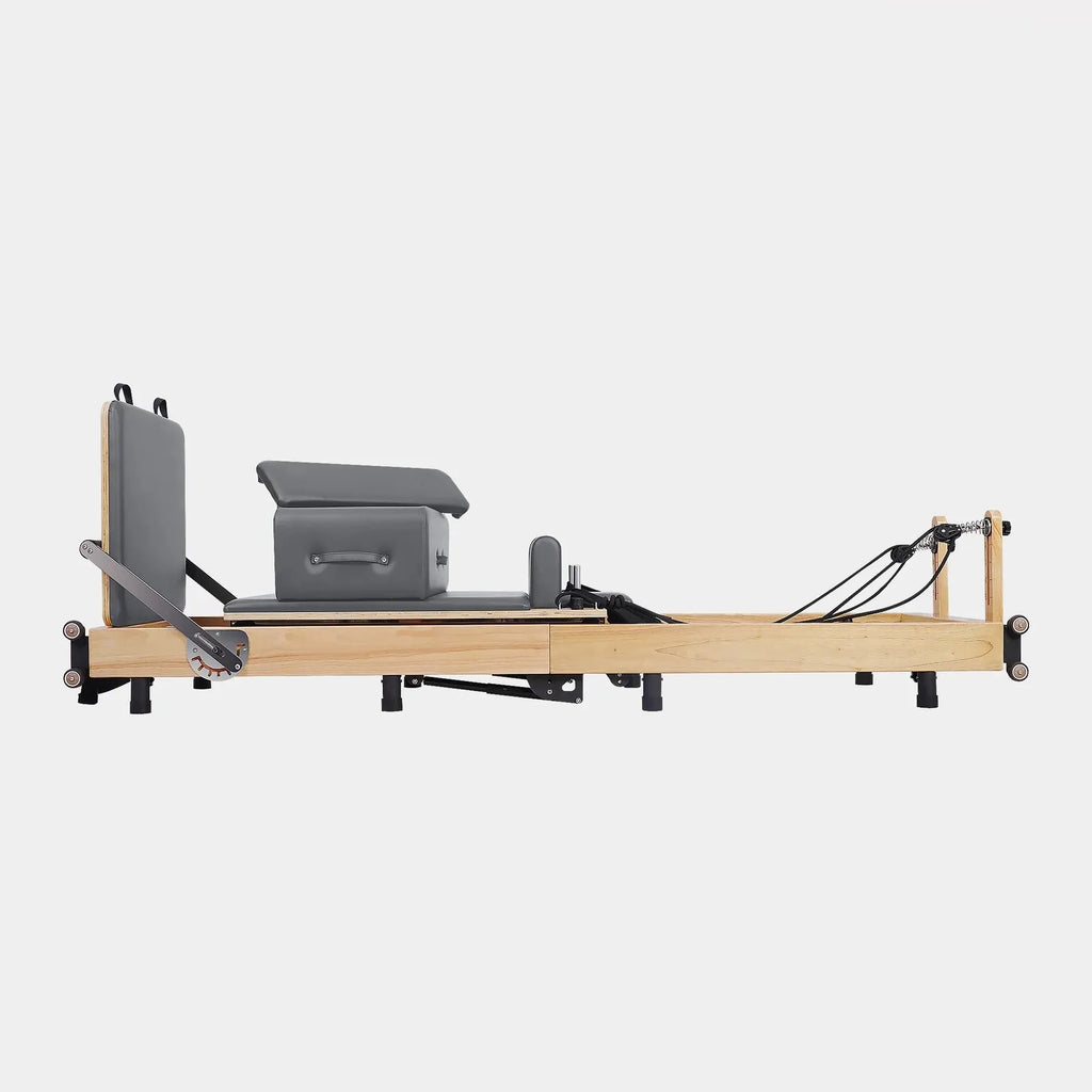 Commercial Quality Maple Wood Pilates Reformer Machine Professional Core Bed for Yoga Studio and Rehabilitation