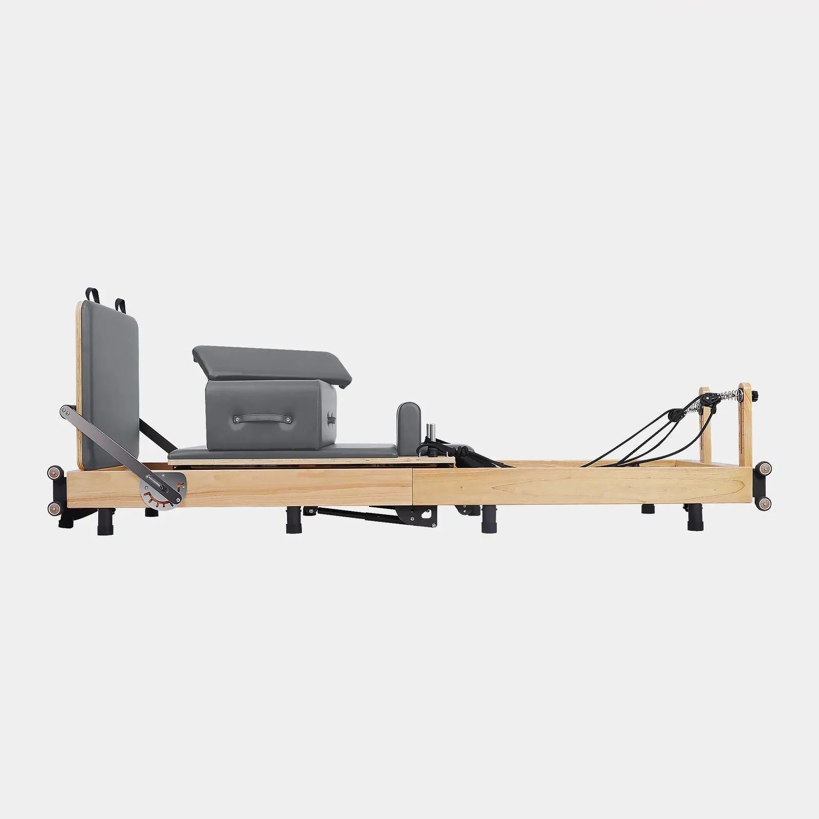 Commercial Quality Maple Wood Pilates Reformer Machine Professional Core Bed for Yoga Studio and Rehabilitation
