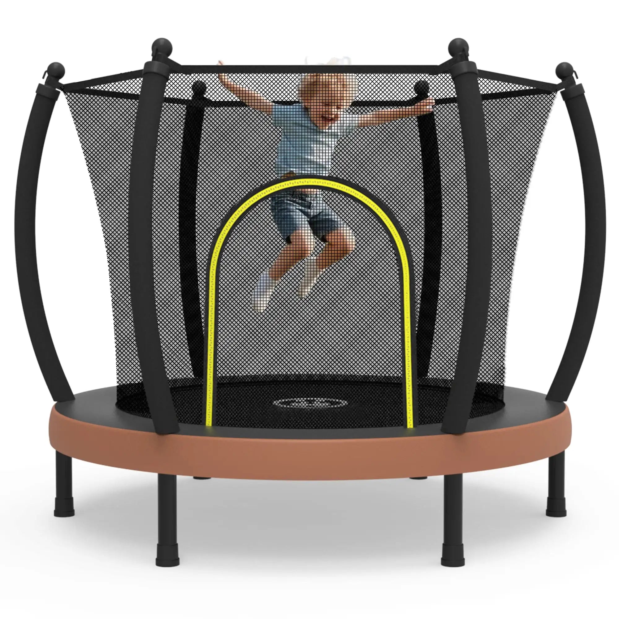 Zoshine New Arrivals 60inch Indoor/Outdoor Fitness Toy Children's Sports Trampoline Made of Durable Polypropylene PVC Foam Steel
