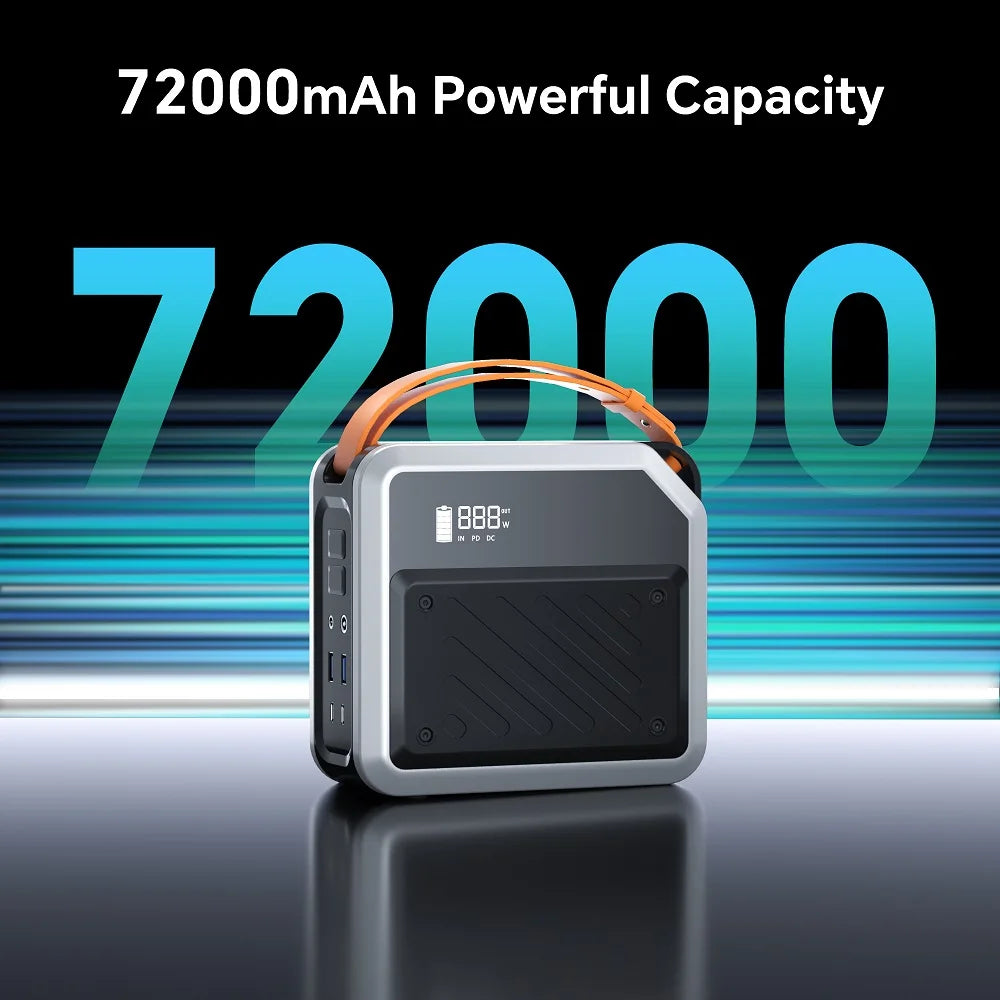 200W Power Bank US/EU pd 100w connect with solar panel support solar charging power station