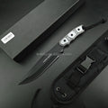 Outdoor Multifunctional Full Handle D2 Steel EDC Knife Climbing Rescue Tool 4.89mm Thick Industrial Camping Anti-Slip OEM