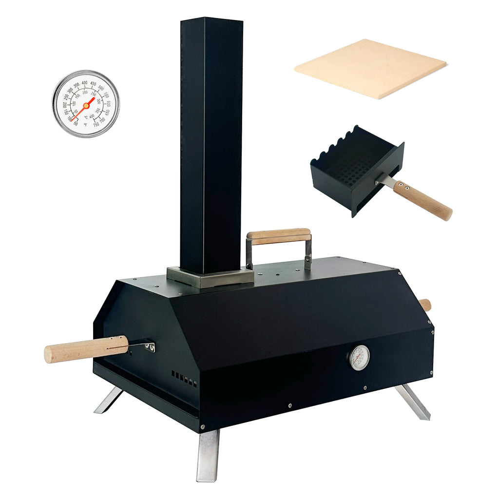 Promotion Portable Modern Portable Metal Pizza Oven with Wood Stone Exclusive Outdoor Camping Backyard Kitchen BBQ Pellet Grill