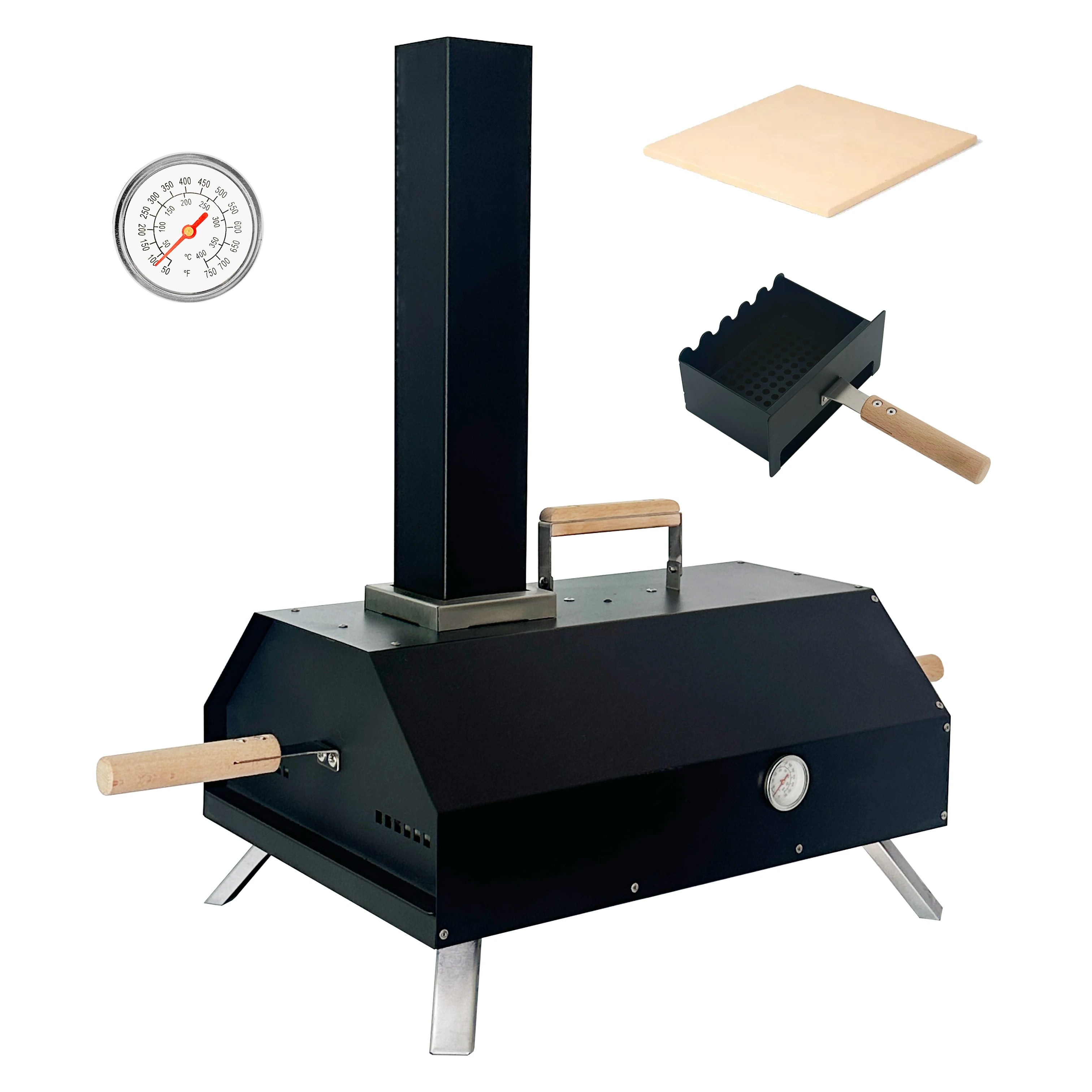 Promotion Portable Modern Portable Metal Pizza Oven with Wood Stone Exclusive Outdoor Camping Backyard Kitchen BBQ Pellet Grill