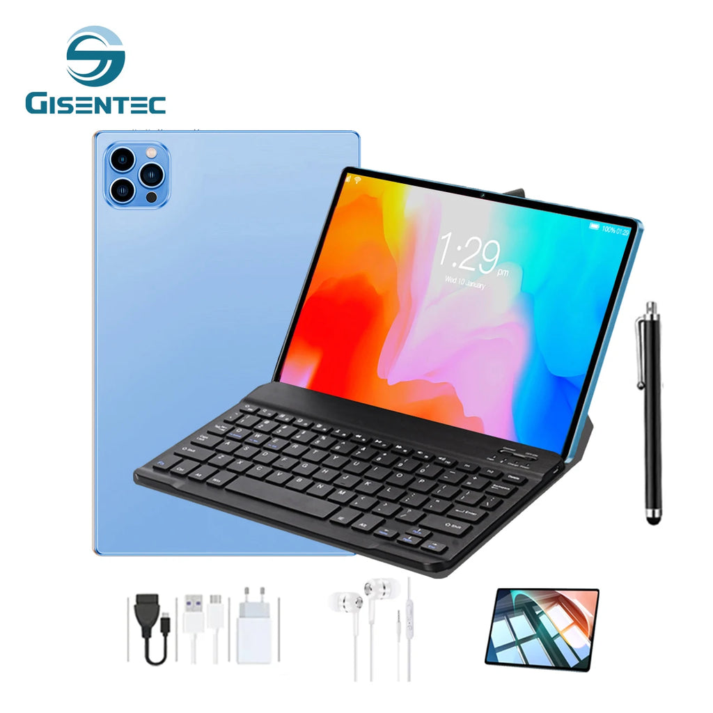 2025 New Product 10inch PA15 Android14 4GB+64GB 5000mAh With Big Battery 4G Wifi 5+13mp Camera Business Tablet PC With keyboard