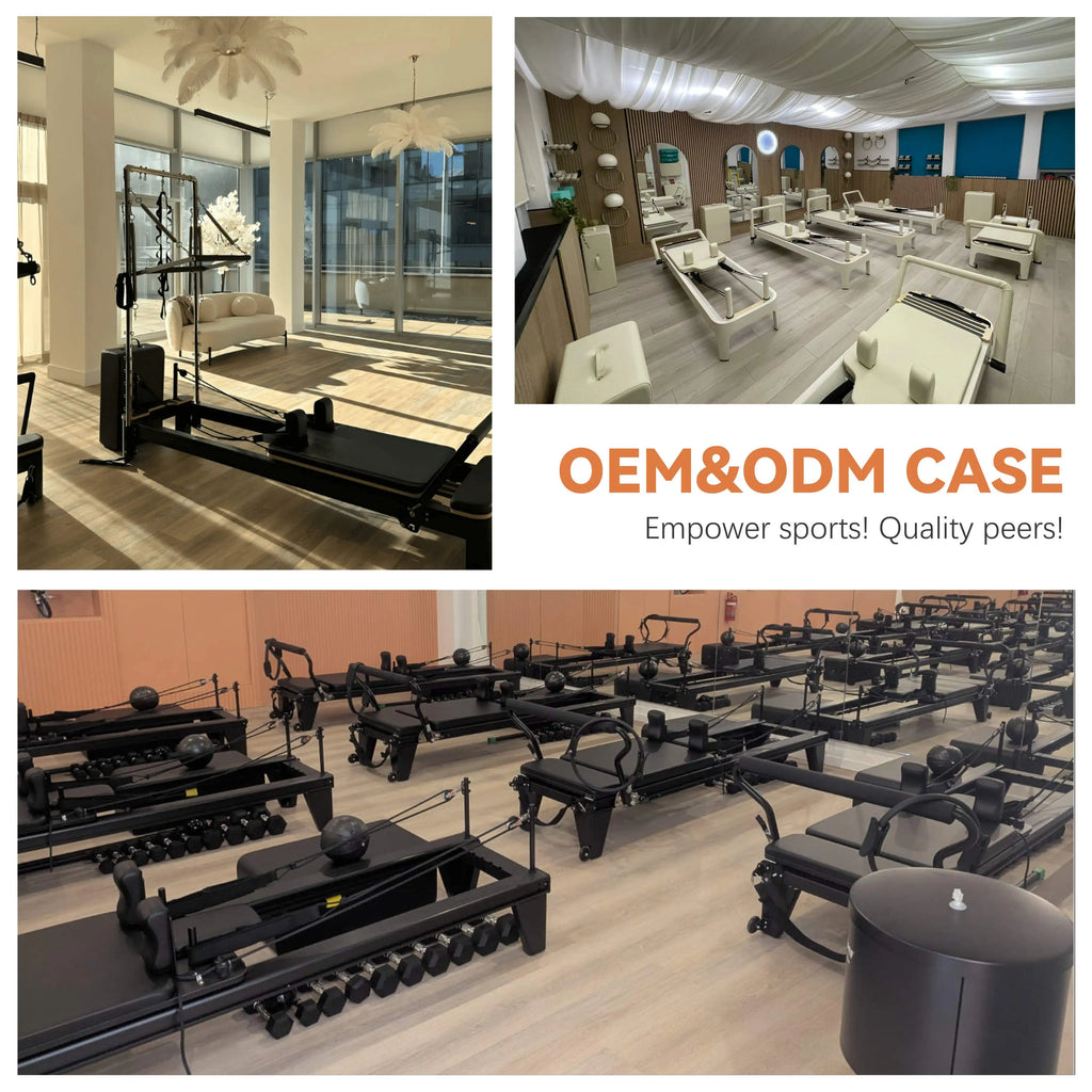 Wooden Pilates Reformer Studio Equipment Oak Wood Pilates Core Bed for Commercial Yoga Pilates Practice
