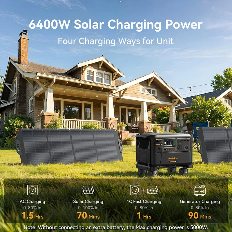 Wholesale Solar Charge Generator 3600w 7200w Watts Portalb LiFePO4 Battery Power Station for Outdoor Camping