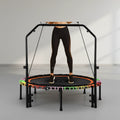Zoshine  Heavy Duty 48" Round Indoor Trampoline 550lbs Foldable Eco-Friendly Durable -Resistant Safe Soft Home Use