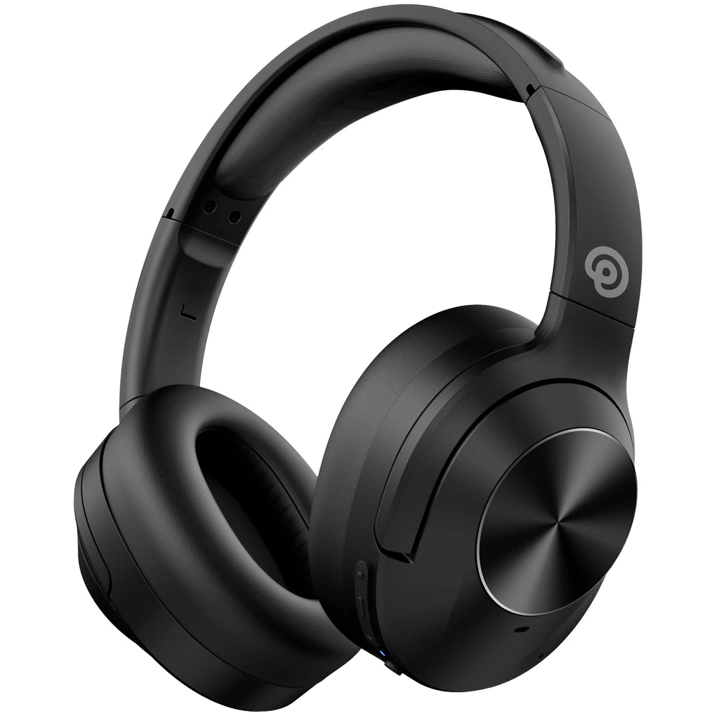 Hybrid Noise Cancelling Headphones with Deep Bass Wireless Headphones with Hi-Fi Audio,Memory Foam Ear Cups and 30H Play Time