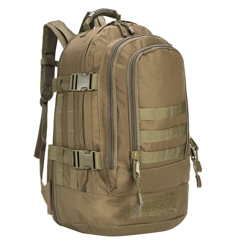 American Warehouse Expandable Tactical Waterproof Backpack Waterproof Molle Hiking Camping Tactical Bug Out Backpack
