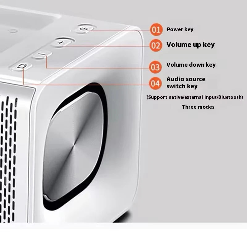 2025 All-in-One KTV Touch Screen Wireless Smart Party Bluetooth Android System Powerful Machine Karaoke Players Speaker With Mic