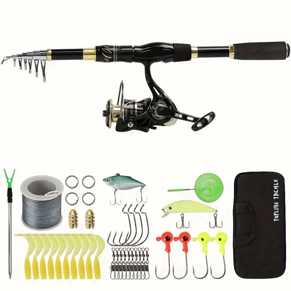 Best Budget Two Section Spinning Pole Made in China Best Spinning Fishing Rod Combo
