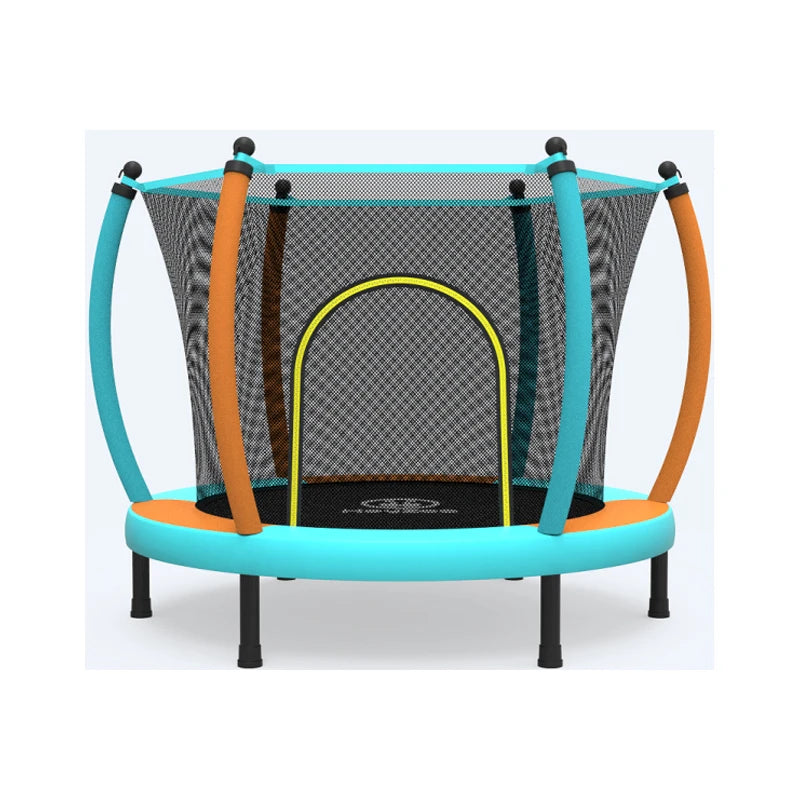 Zoshine 60-Inch Kids Jumping Trampoline Indoor Use Toddler Trampoline with Enclosure Net in Stock at U.S. Warehouse
