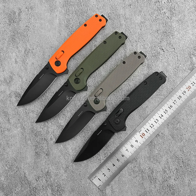 Outdoor EDC Tool D2 Steel Knife Bearing Pocket Folding Knife 2.8-inch Camping Hunting Knife DIY