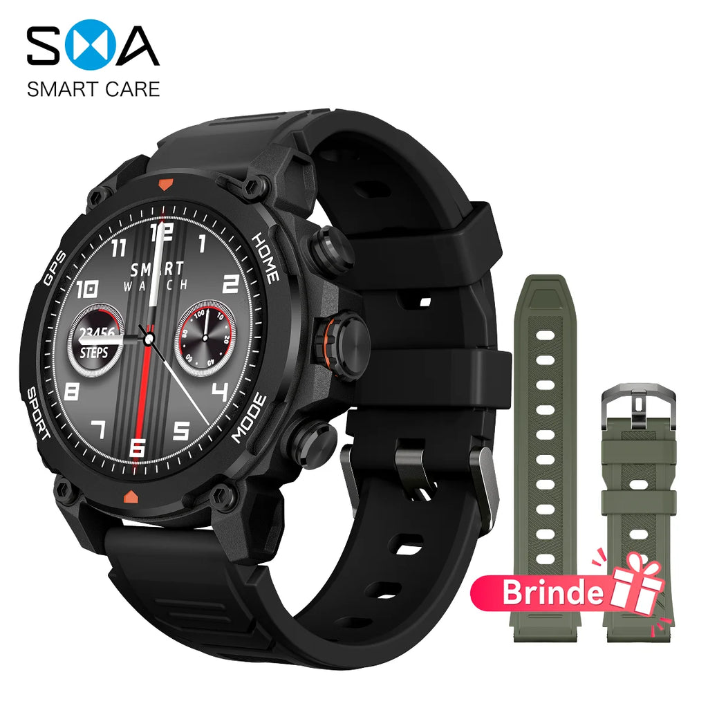 Multi-Language Smart Watch AI Voice Control Fitness Tracker SpO2 Sleep Monitor US Stock