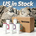 Us Warehouse 40 OZ Sparkle Rhinestone Dishwasher Safe Camping Gear 40OZ Tumbler Sublimation for Home Office Outdoor Daily Use