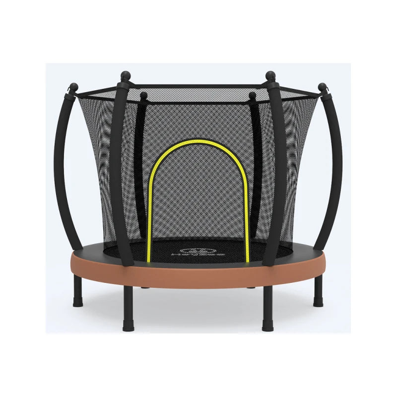 Zoshine 60-Inch Kids Jumping Trampoline Indoor Use Toddler Trampoline with Enclosure Net in Stock at U.S. Warehouse