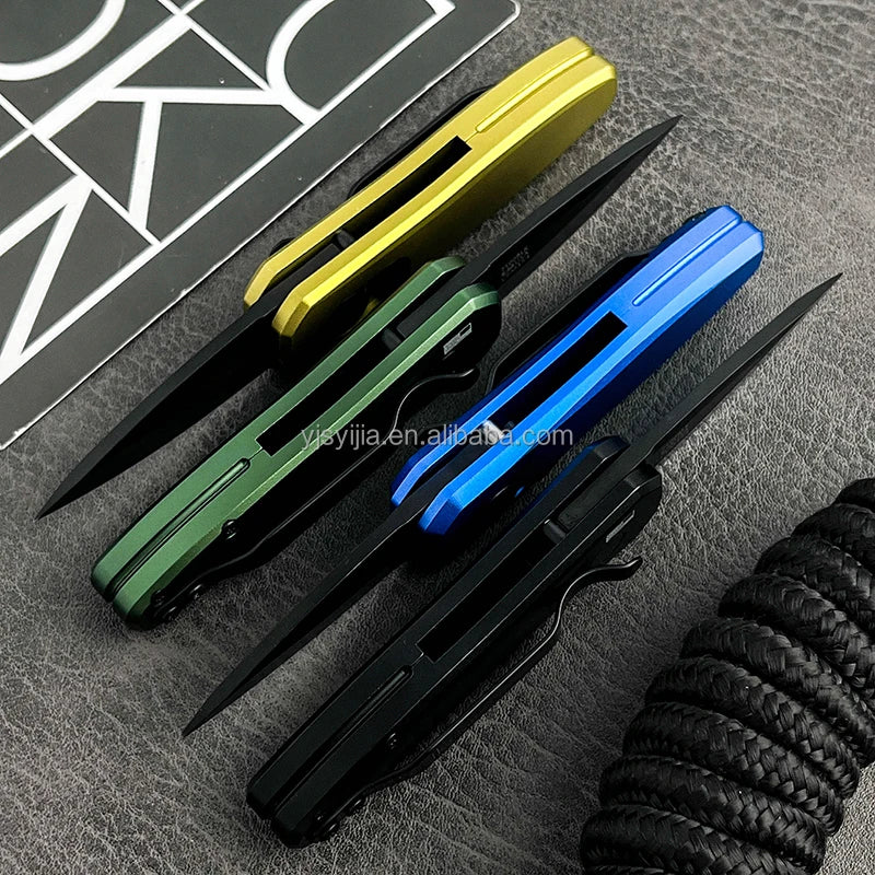 Ker Shaw Launch 4-7500 Mini Steel Pocket Knife Outdoor EDC Camping Hunting Climbing Hiking Folding Knife OEM