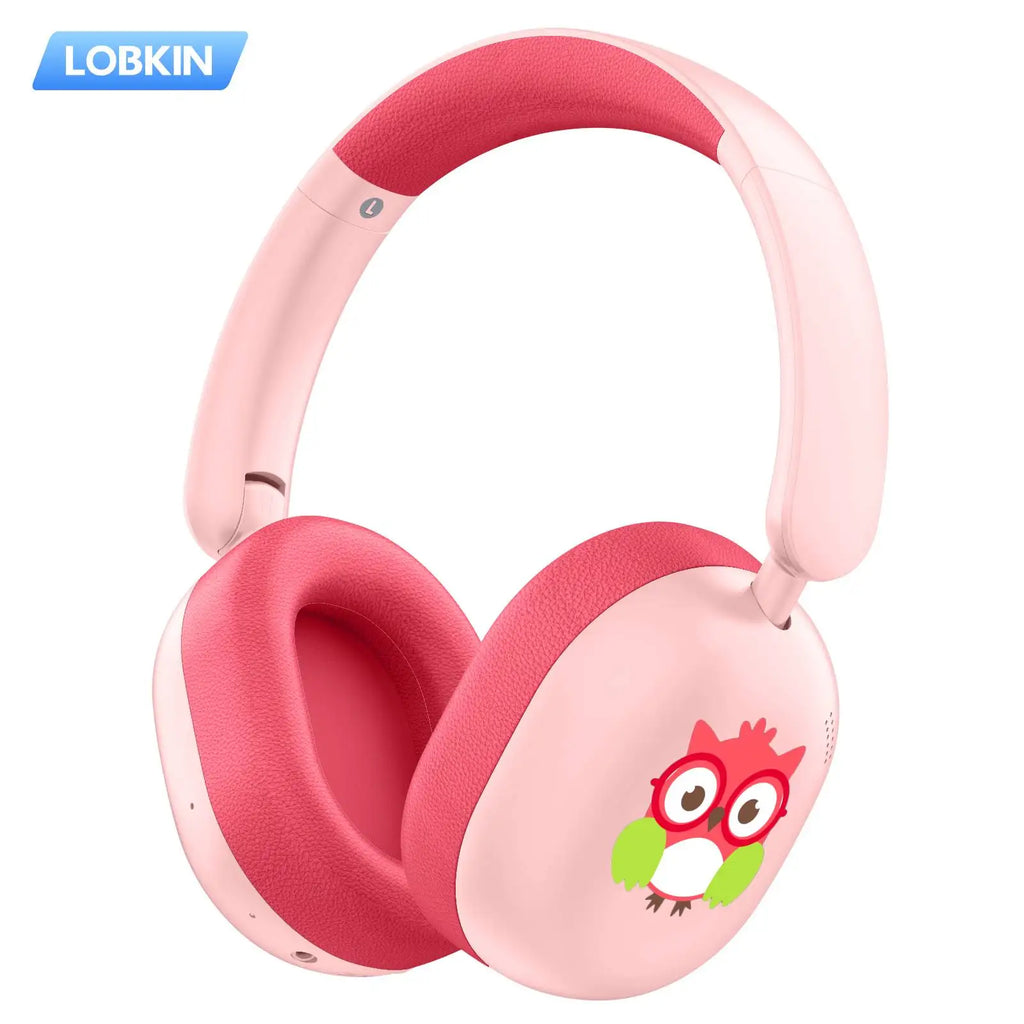LOBKIN Kids Headphones Sports Wireless Over-Ear Foldable Design for 5.4 Hi-Fi Sound 20+ Hours Playtime 85dB Safe Volume