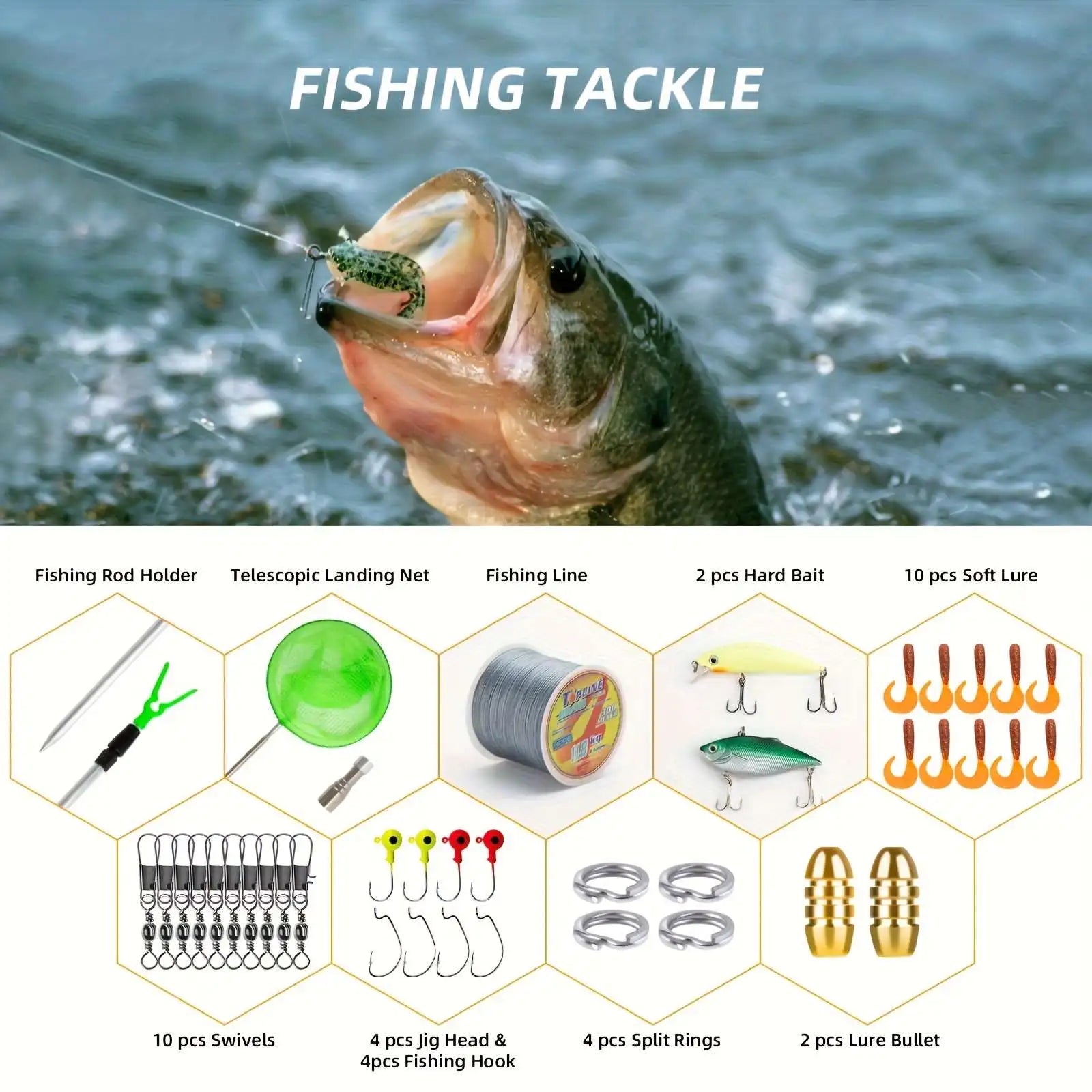 Best Budget Two Section Spinning Pole Made in China Best Spinning Fishing Rod Combo