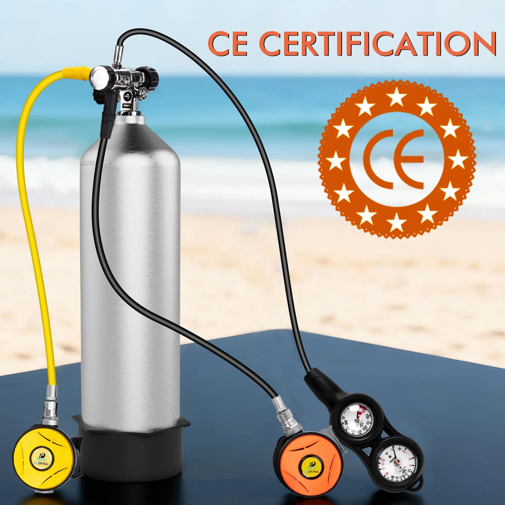 TUXING CE Factory Competition Price PCP 11.1L High Pressure 20mpa 200bar Scuba Diving Gas Cylinder 6061 Aluminum Alloy Air Tank