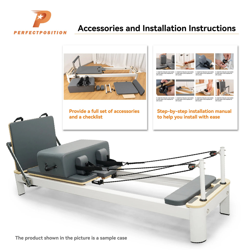 Wooden Pilates Reformer Studio Equipment Oak Wood Pilates Core Bed for Commercial Yoga Pilates Practice