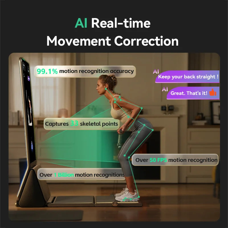 Tailored for Hospitality & Enterprise Gyms Animated Mirror Whole Body Mirror Mirror Long