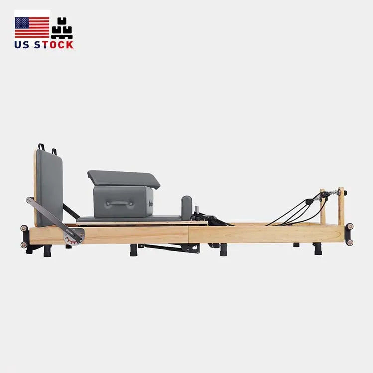 Commercial Quality Maple Wood Pilates Reformer Machine Professional Core Bed for Yoga Studio and Rehabilitation
