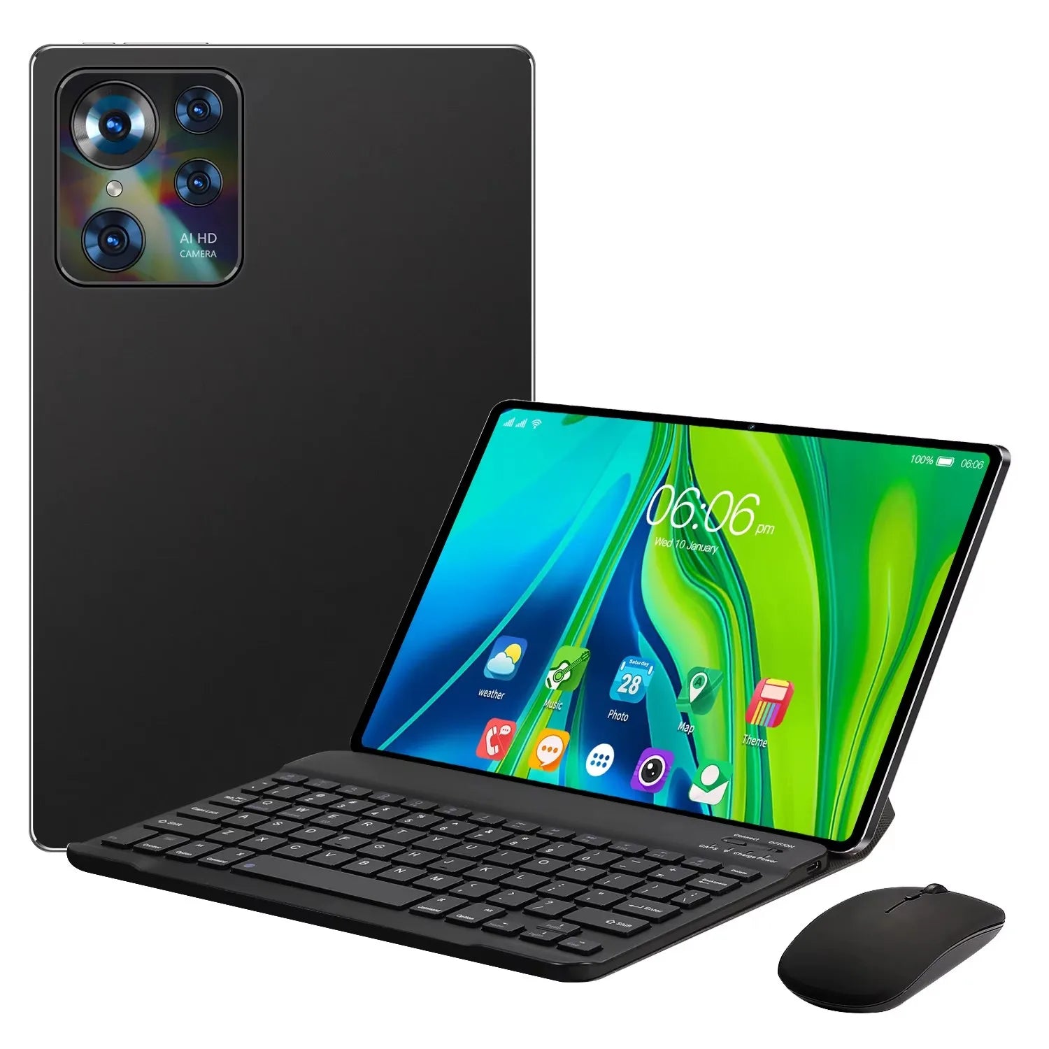 PAD 8 MAX  10.1 inch Tablet Android 12 8+128GB Dual Sim for Wifi 3G 4G Calling Educational Office Work Tablet PC With Keyboard