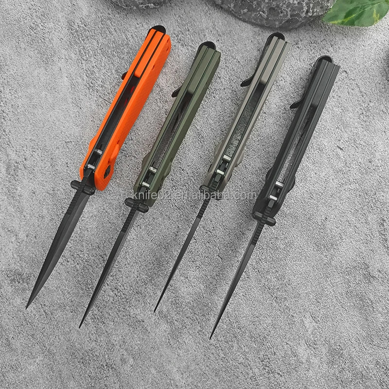 Outdoor EDC Tool D2 Steel Knife Bearing Pocket Folding Knife 2.8-inch Camping Hunting Knife DIY