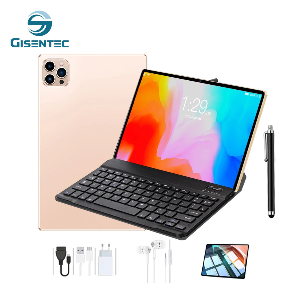 2025 New Product 10inch PA15 Android14 4GB+64GB 5000mAh With Big Battery 4G Wifi 5+13mp Camera Business Tablet PC With keyboard