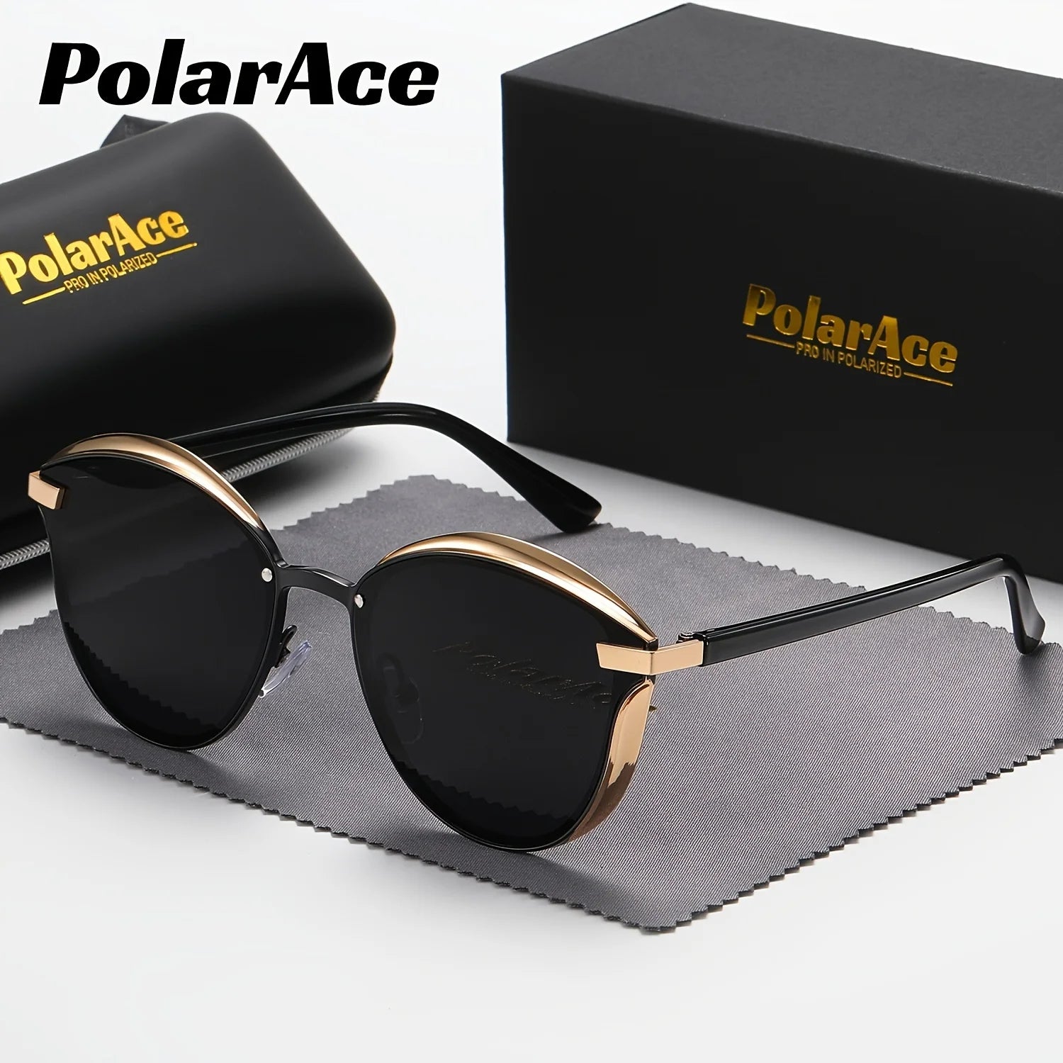 Polarized Fit Over Sunglasses for Women Thin Temple Anti Glare Sunshades for Driving