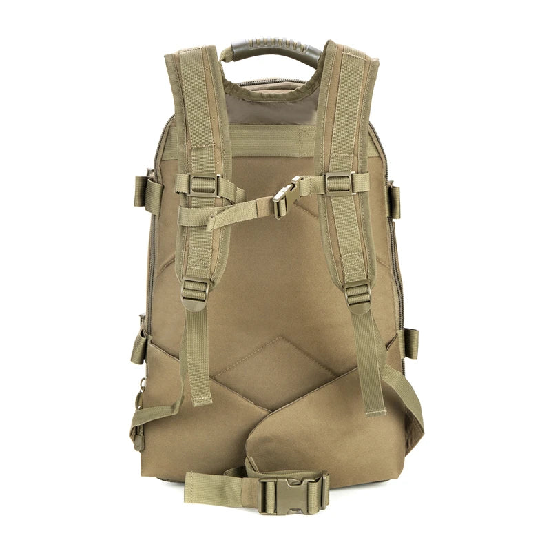American Warehouse Expandable Tactical Waterproof Backpack Waterproof Molle Hiking Camping Tactical Bug Out Backpack
