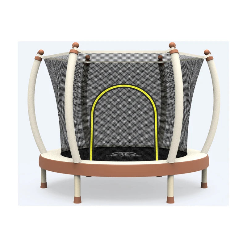 Zoshine 60-Inch Kids Jumping Trampoline Indoor Use Toddler Trampoline with Enclosure Net in Stock at U.S. Warehouse