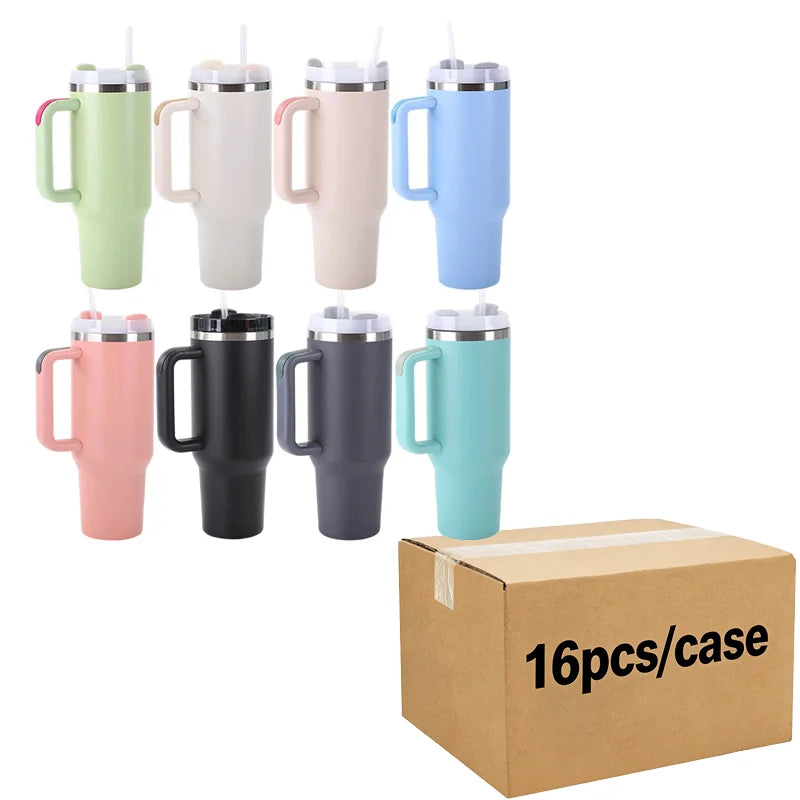 Us Warehouse 40 OZ Sparkle Rhinestone Dishwasher Safe Camping Gear 40OZ Tumbler Sublimation for Home Office Outdoor Daily Use