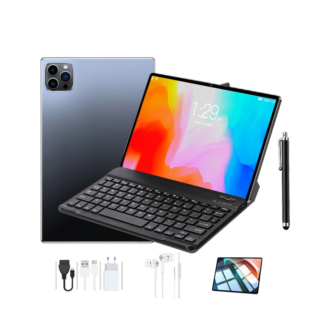 2025 New Product 10inch PA15 Android14 4GB+64GB 5000mAh With Big Battery 4G Wifi 5+13mp Camera Business Tablet PC With keyboard