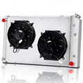 3 ROW Radiator+Shroud+Fan Fit 1973-87 Chevy C10 C20 C30 K10 K20 K30 GMC K2500 US