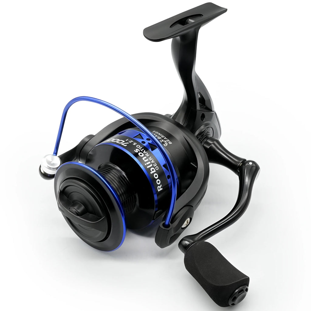 Rooblinos EASTING 5.2:1 Left-handed Spinning Reel  Suitable for Fishing in Rivers and Lakes 800-7000 Series