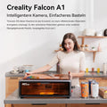 Falcon A1 10W Laser Engraving Machine Included Laser Cutter with Air Support HD Camera Positioning Class for MDF Metal Acrylic
