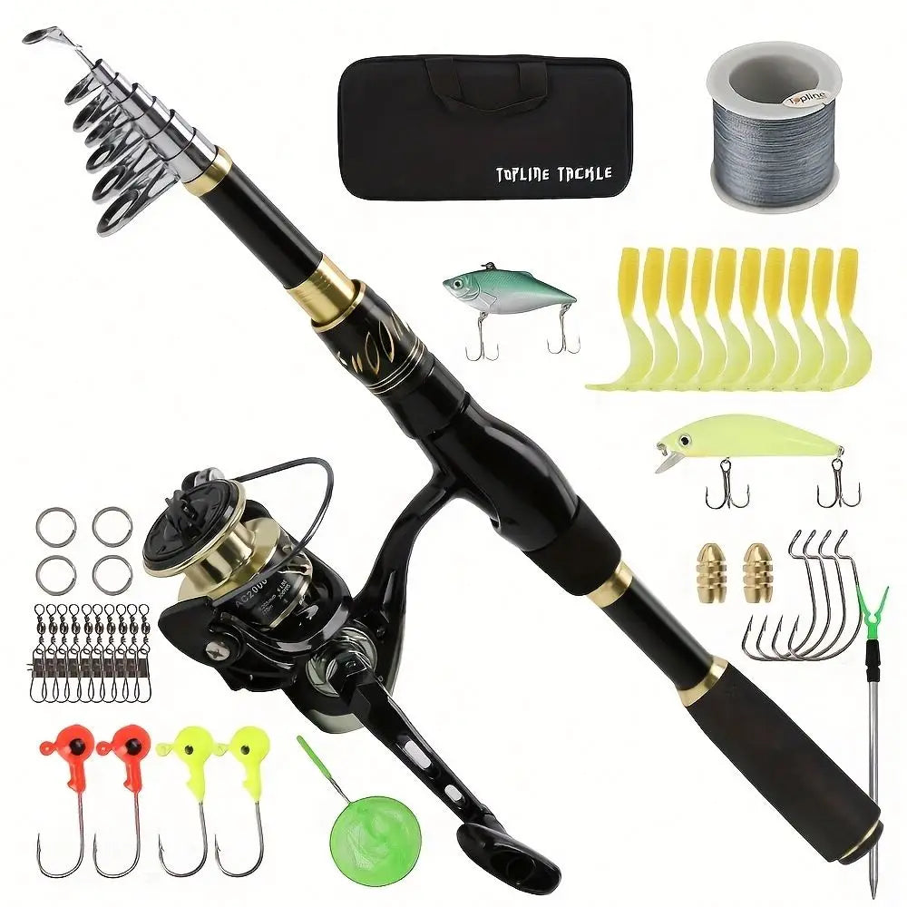 Best Budget Two Section Spinning Pole Made in China Best Spinning Fishing Rod Combo