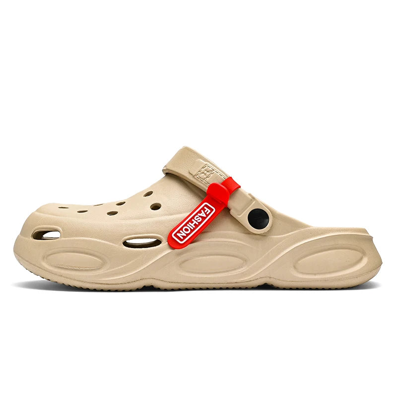 Summer Sandals Men New Fashion Cave Shoes Comfortable Soft Sole Outdoor Indoor Men's  Garden Clogs Beach Shoes Slippers