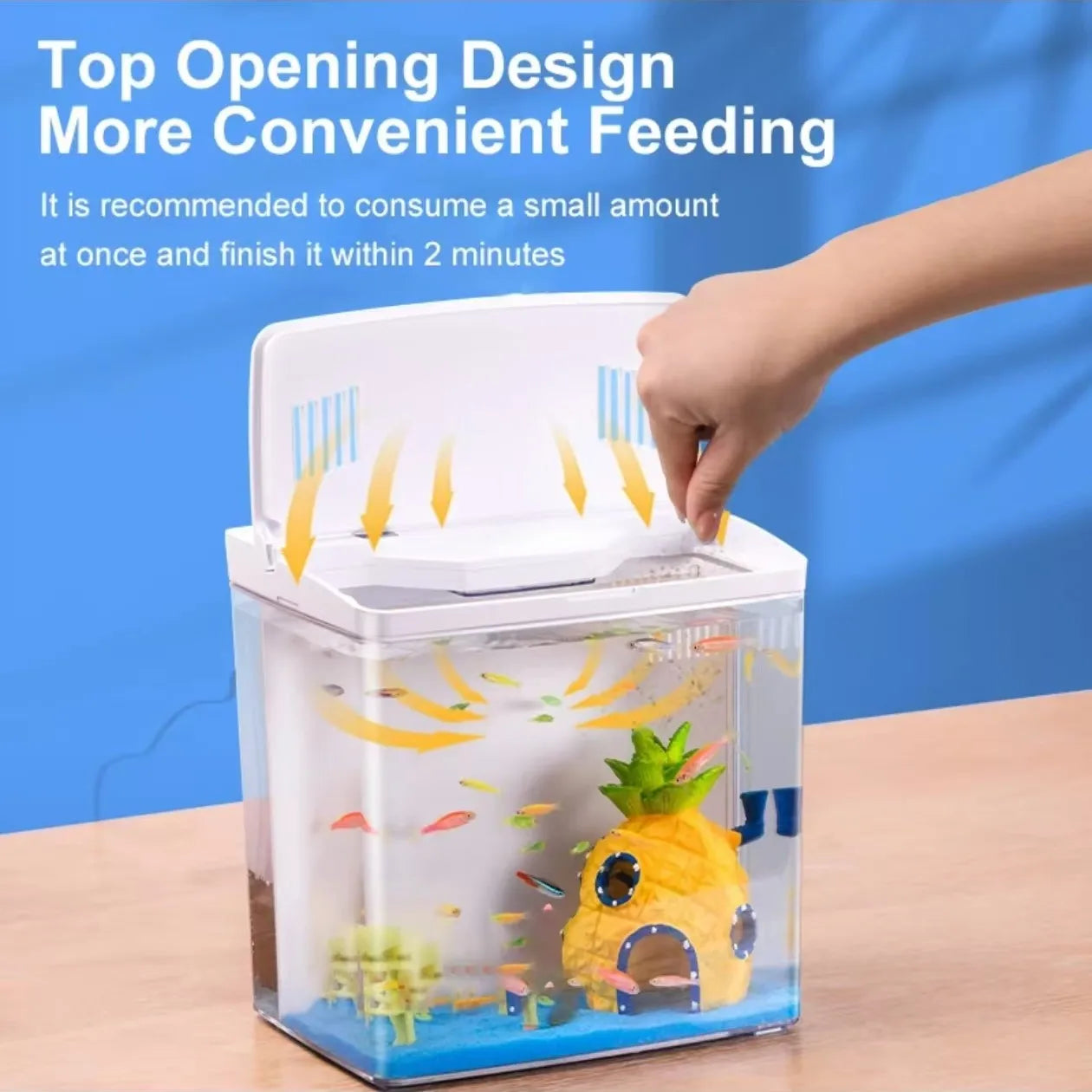 Fish Tank Living Room Small Mini Douyu Tank Household Tabletop Ecological Tank Self Circulating Back Filter Goldfish Tank