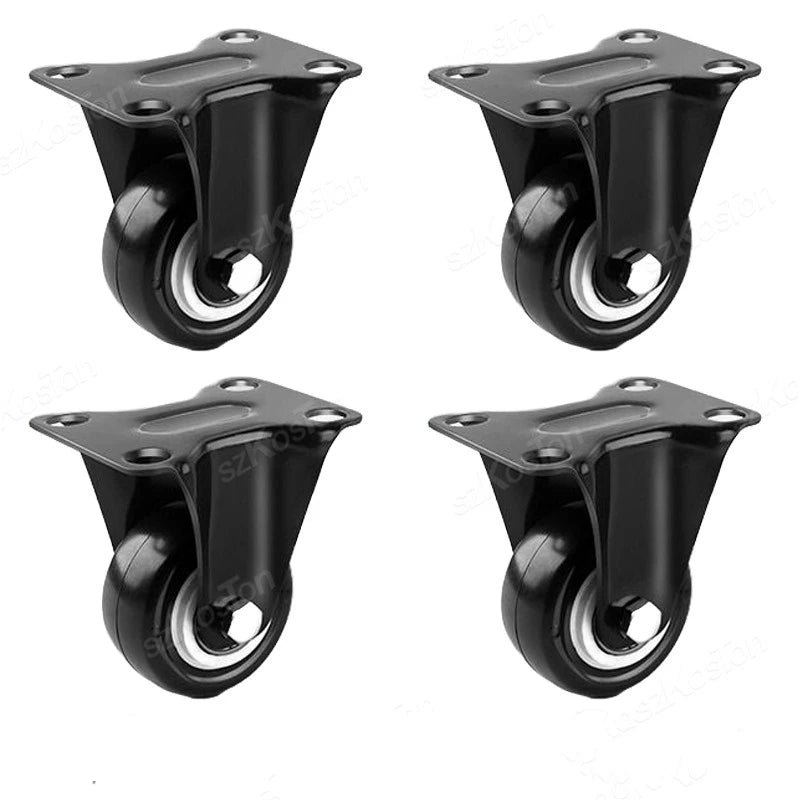 Heavy Duty Casters PP Wheels Rollers For Furniture Wheel Caster Wheels 360° Caster Wheel Industrial With Brake 1.5/2 Inch