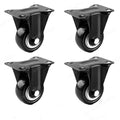 Heavy Duty Casters PP Wheels Rollers For Furniture Wheel Caster Wheels 360° Caster Wheel Industrial With Brake 1.5/2 Inch