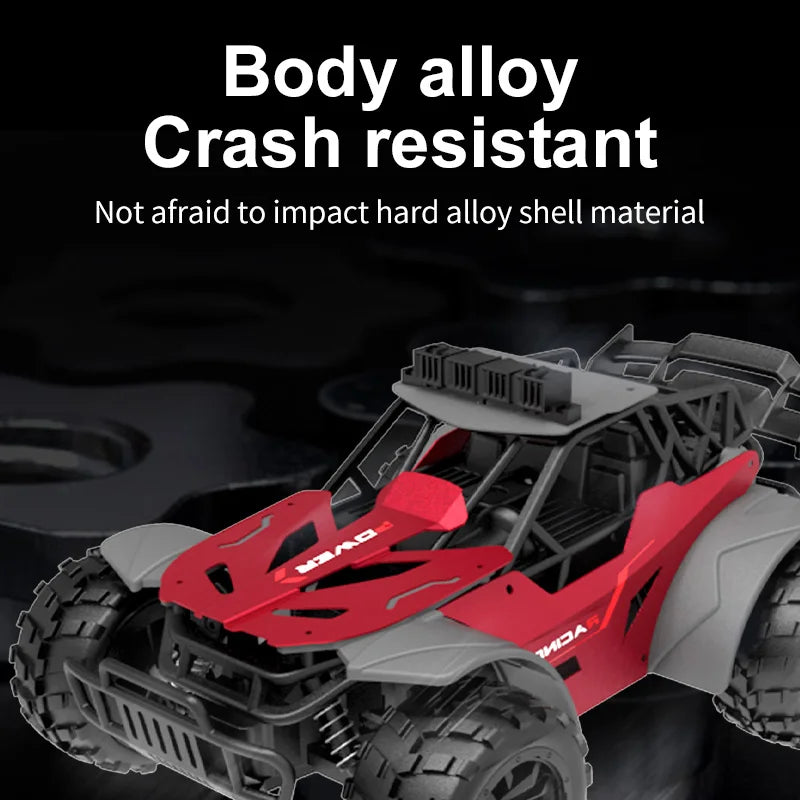 Rc Cars with Light 20KM/H 2.4G High-Speed Racing Remote Control Car Vehicle Truck Off-Road Climbing Car On a Sign Toys for Kids