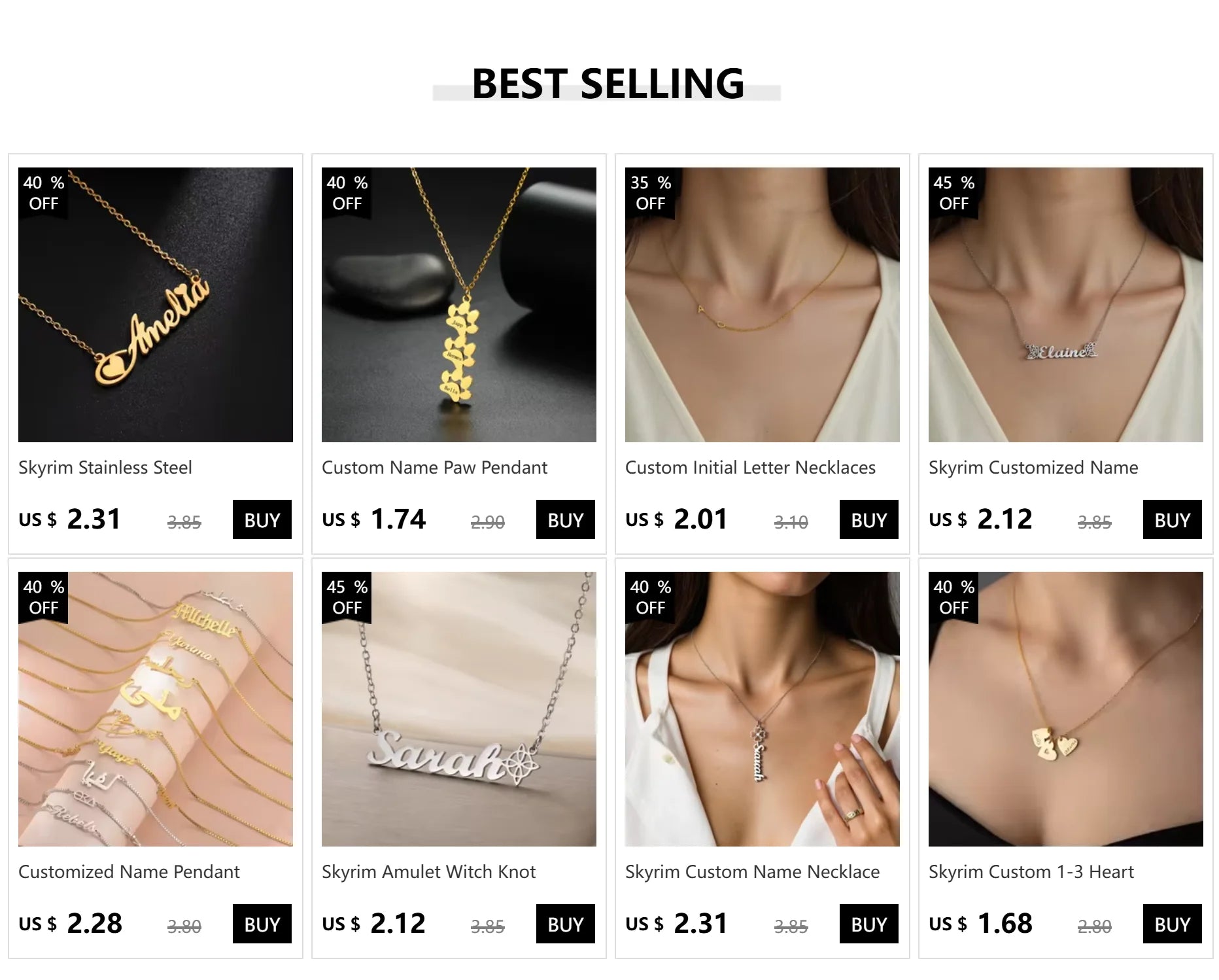 Custom Name Paw Pendant Necklace Personalized Engraved Letter Necklaces for Women Stainless Steel Tiny Dog Paw Jewelry
