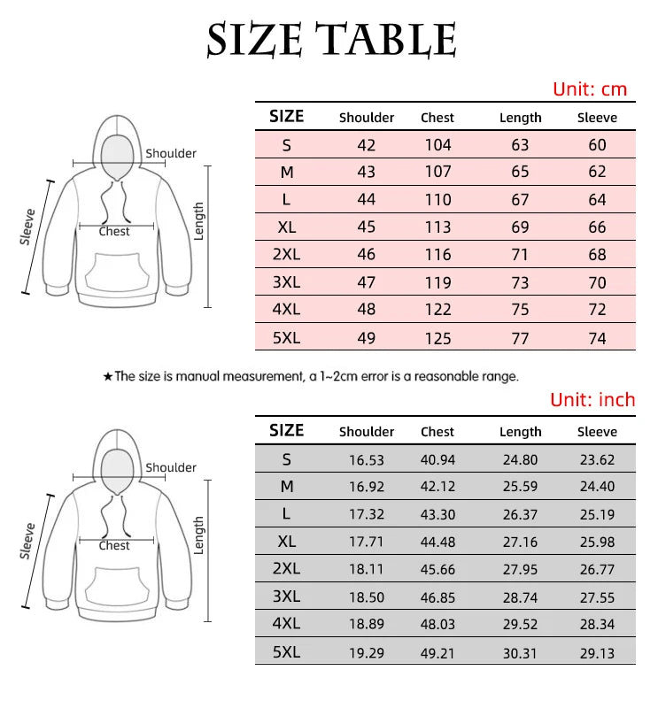 Animals Wolf /Raccoon/Cat Men Hoodies 3D Graphic Front and Back Pullover Tops Casual Sweatshirts Harajuku Clothing