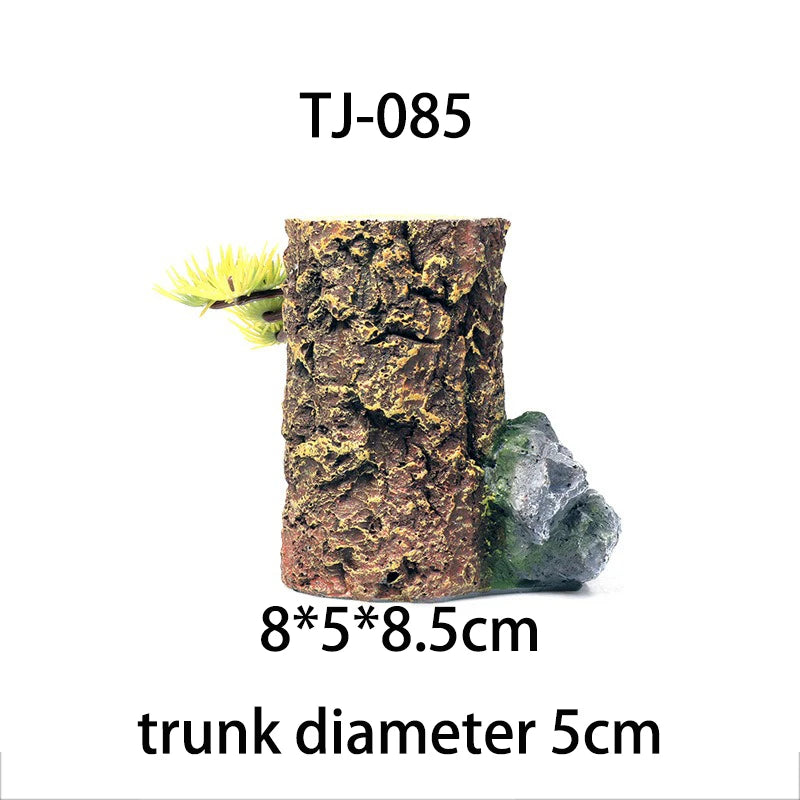 Fish Tank Resin Sinking Wood Aquarium Simulation Tree Trunk Driftwood Aquatic Plant Water Grass Tank Rainforest Landscaping Tree