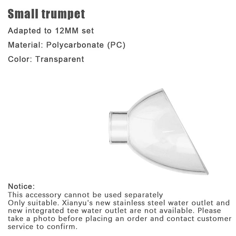 Fish Tank Decor for Akvarium; Aquarium Lily Outlet and Skimmer; Supplies for Filtered Fishbowls.
