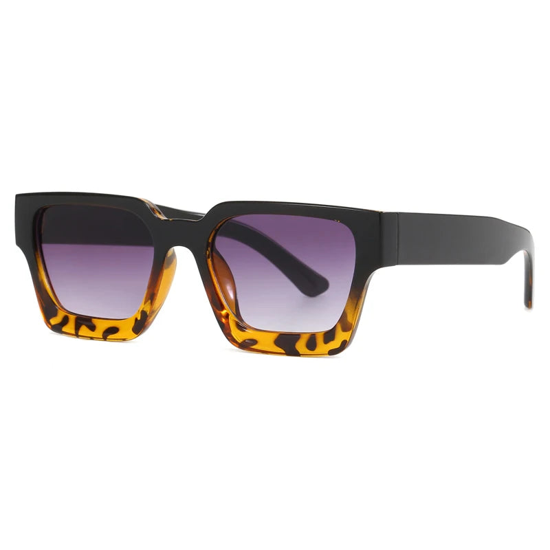 Vintage Square Sunglasses Women Brand Oversized Sun Glasses Men Retro Green Eyeglasses Shades Goggle UV400 Oculos